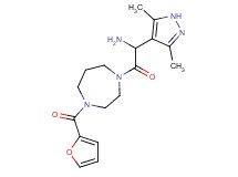 1-(3,5-dimethyl-1H-pyrazol-4-yl)-2-[4-(2-furoyl)-1,4-diazepan-1-yl]-2-oxoethanamine