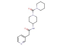 N-[1-(piperidin-1-ylcarbonyl)piperidin-4-yl]-2-pyridin-3-ylacetamide