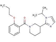 3-(1-isopropyl-1H-imidazol-2-yl)-1-(2-propoxybenzoyl)piperidine