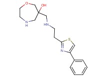 6-({[2-(4-phenyl-1,3-thiazol-2-yl)ethyl]amino}methyl)-1,4-oxazepan-6-ol dihydrochloride