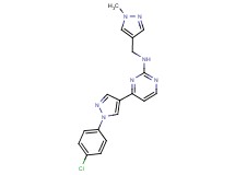 4-[1-(4-chlorophenyl)-1H-pyrazol-4-yl]-N-[(1-methyl-1H-pyrazol-4-yl)methyl]-2-pyrimidinamine