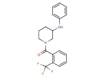 N-phenyl-1-[2-(trifluoromethyl)benzoyl]-3-piperidinamine
