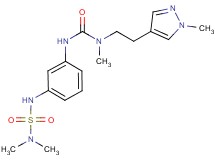 N'-(3-{[(dimethylamino)sulfonyl]amino}phenyl)-N-methyl-N-[2-(1-methyl-1H-pyrazol-4-yl)ethyl]urea
