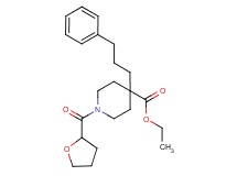 ethyl 4-(3-phenylpropyl)-1-(tetrahydro-2-furanylcarbonyl)-4-piperidinecarboxylate