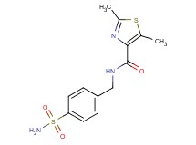 N-[4-(aminosulfonyl)benzyl]-2,5-dimethyl-1,3-thiazole-4-carboxamide