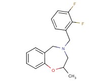 4-(2,3-difluorobenzyl)-2-methyl-2,3,4,5-tetrahydro-1,4-benzoxazepine