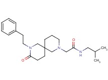 N-isobutyl-2-[9-oxo-8-(2-phenylethyl)-2,8-diazaspiro[5.5]undec-2-yl]acetamide