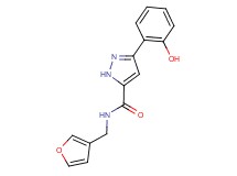 N-(3-furylmethyl)-3-(2-hydroxyphenyl)-1H-pyrazole-5-carboxamide