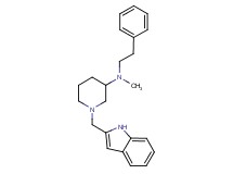 1-(1H-indol-2-ylmethyl)-N-methyl-N-(2-phenylethyl)-3-piperidinamine