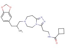 N-(2-{7-[3-(1,3-benzodioxol-5-yl)-2-methylpropyl]-6,7,8,9-tetrahydro-5H-[1,2,4]triazolo[4,3-d][1,4]diazepin-3-yl}ethyl)cyclobutanecarboxamide