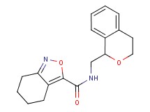 N-(3,4-dihydro-1H-isochromen-1-ylmethyl)-4,5,6,7-tetrahydro-2,1-benzisoxazole-3-carboxamide