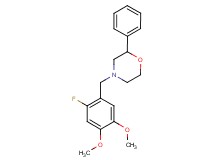 4-(2-fluoro-4,5-dimethoxybenzyl)-2-phenylmorpholine