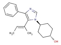 trans-4-{5-[(1E)-1-methylprop-1-en-1-yl]-4-phenyl-1H-imidazol-1-yl}cyclohexanol