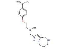 2-(4-isopropylphenoxy)-N-methyl-N-(5,6,7,8-tetrahydro-4H-pyrazolo[1,5-a][1,4]diazepin-2-ylmethyl)ethanamine
