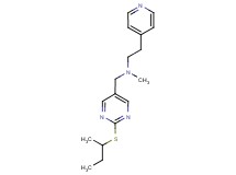 N-{[2-(sec-butylthio)pyrimidin-5-yl]methyl}-N-methyl-2-pyridin-4-ylethanamine