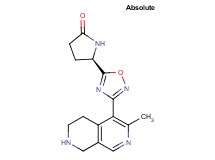 (5S)-5-[3-(3-methyl-5,6,7,8-tetrahydro-2,7-naphthyridin-4-yl)-1,2,4-oxadiazol-5-yl]-2-pyrrolidinone