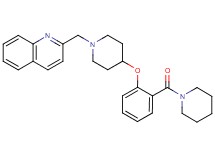 2-({4-[2-(1-piperidinylcarbonyl)phenoxy]-1-piperidinyl}methyl)quinoline