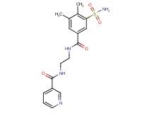 N-(2-{[3-(aminosulfonyl)-4,5-dimethylbenzoyl]amino}ethyl)nicotinamide