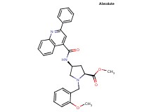 methyl (4S)-1-(2-methoxybenzyl)-4-{[(2-phenyl-4-quinolinyl)carbonyl]amino}-L-prolinate