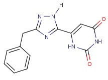 6-(3-benzyl-1H-1,2,4-triazol-5-yl)pyrimidine-2,4(1H,3H)-dione