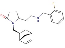 1-[(1R*,2S*,4R*)-bicyclo[2.2.1]hept-5-en-2-ylmethyl]-5-{2-[(2-fluorobenzyl)amino]ethyl}-2-pyrrolidinone