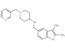 N-[(2,3-dimethyl-1H-indol-5-yl)methyl]-1-(3-pyridinylmethyl)-4-piperidinamine