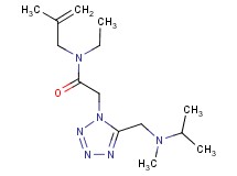 N-ethyl-2-(5-{[isopropyl(methyl)amino]methyl}-1H-tetrazol-1-yl)-N-(2-methyl-2-propen-1-yl)acetamide