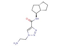 1-(2-aminoethyl)-N-[(1S*,3aS*,6aS*)-octahydropentalen-1-yl]-1H-1,2,3-triazole-4-carboxamide