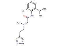 N-(2-isopropyl-6-methylphenyl)-2-{methyl[2-(1H-pyrazol-4-yl)ethyl]amino}acetamide