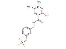 2-hydroxy-5,6-dimethyl-N-[3-(trifluoromethoxy)benzyl]nicotinamide
