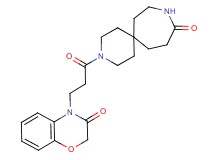 3-[3-(3-oxo-2,3-dihydro-4H-1,4-benzoxazin-4-yl)propanoyl]-3,9-diazaspiro[5.6]dodecan-10-one