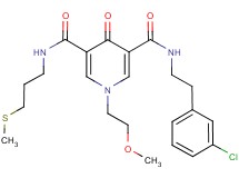 N-[2-(3-chlorophenyl)ethyl]-1-(2-methoxyethyl)-N'-[3-(methylthio)propyl]-4-oxo-1,4-dihydro-3,5-pyridinedicarboxamide