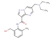 6-[(diethylamino)methyl]-N-[2-(hydroxymethyl)-6-methylphenyl]pyrazolo[1,5-a]pyrimidine-3-carboxamide