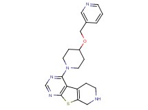 4-[4-(pyridin-3-ylmethoxy)piperidin-1-yl]-5,6,7,8-tetrahydropyrido[4',3':4,5]thieno[2,3-d]pyrimidine