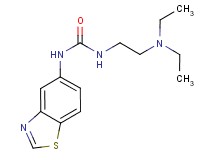 N-1,3-benzothiazol-5-yl-N'-[2-(diethylamino)ethyl]urea