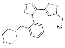 4-{2-[2-(3-ethylisoxazol-5-yl)-1H-imidazol-1-yl]benzyl}morpholine