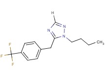 1-butyl-5-[4-(trifluoromethyl)benzyl]-1H-1,2,4-triazole