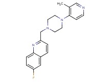 6-fluoro-2-{[4-(3-methylpyridin-4-yl)piperazin-1-yl]methyl}quinoline