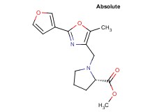 methyl 1-{[2-(3-furyl)-5-methyl-1,3-oxazol-4-yl]methyl}-L-prolinate