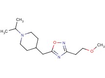 1-isopropyl-4-{[3-(2-methoxyethyl)-1,2,4-oxadiazol-5-yl]methyl}piperidine