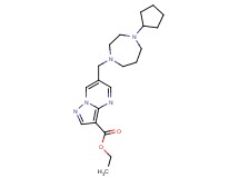 ethyl 6-[(4-cyclopentyl-1,4-diazepan-1-yl)methyl]pyrazolo[1,5-a]pyrimidine-3-carboxylate