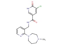 5-chloro-N-{[2-(4-methyl-1,4-diazepan-1-yl)pyridin-3-yl]methyl}-6-oxo-1,6-dihydropyridine-3-carboxamide