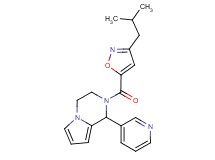 2-[(3-isobutyl-5-isoxazolyl)carbonyl]-1-(3-pyridinyl)-1,2,3,4-tetrahydropyrrolo[1,2-a]pyrazine