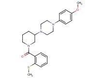 1-(4-methoxyphenyl)-4-{1-[2-(methylthio)benzoyl]-3-piperidinyl}piperazine