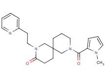 8-[(1-methyl-1H-pyrrol-2-yl)carbonyl]-2-(2-pyridin-2-ylethyl)-2,8-diazaspiro[5.5]undecan-3-one