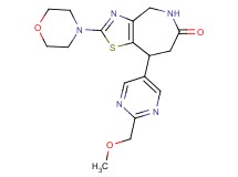 8-[2-(methoxymethyl)pyrimidin-5-yl]-2-morpholin-4-yl-4,5,7,8-tetrahydro-6H-[1,3]thiazolo[4,5-c]azepin-6-one