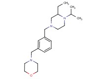 4-{3-[(3-ethyl-4-isopropyl-1-piperazinyl)methyl]benzyl}morpholine