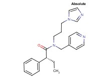 (2R)-N-[3-(1H-imidazol-1-yl)propyl]-2-phenyl-N-(pyridin-4-ylmethyl)butanamide