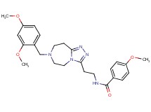 N-{2-[7-(2,4-dimethoxybenzyl)-6,7,8,9-tetrahydro-5H-[1,2,4]triazolo[4,3-d][1,4]diazepin-3-yl]ethyl}-4-methoxybenzamide