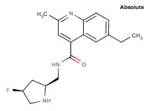 6-ethyl-N-{[(2S,4S)-4-fluoro-2-pyrrolidinyl]methyl}-2-methyl-4-quinolinecarboxamide dihydrochloride
